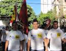 Fotos da passeata em Belo Horizonte